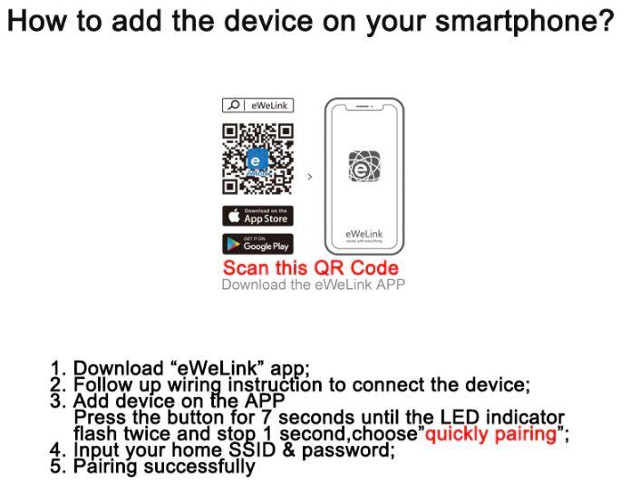 Ewelink wifi module for traditional 2-WAY switches (No Neutral Required) - Image 2