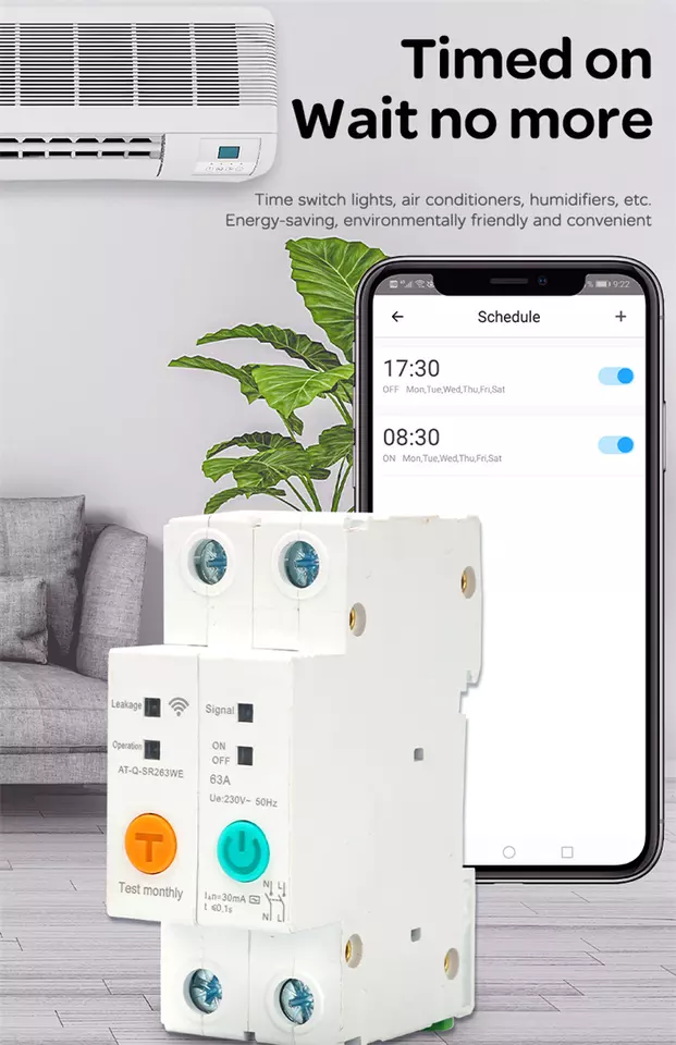 Ewelink Smart WiFi Circuit Breaker With Energy Monitoring - 220V 63A - Image 7