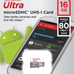 Sandisk Ultra SDHC UHS-I card 16GB