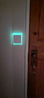 Adaptor Plate for Aqara H1 EU smart switch (3d Printed) - Glow-in-the-Dark, White or Black