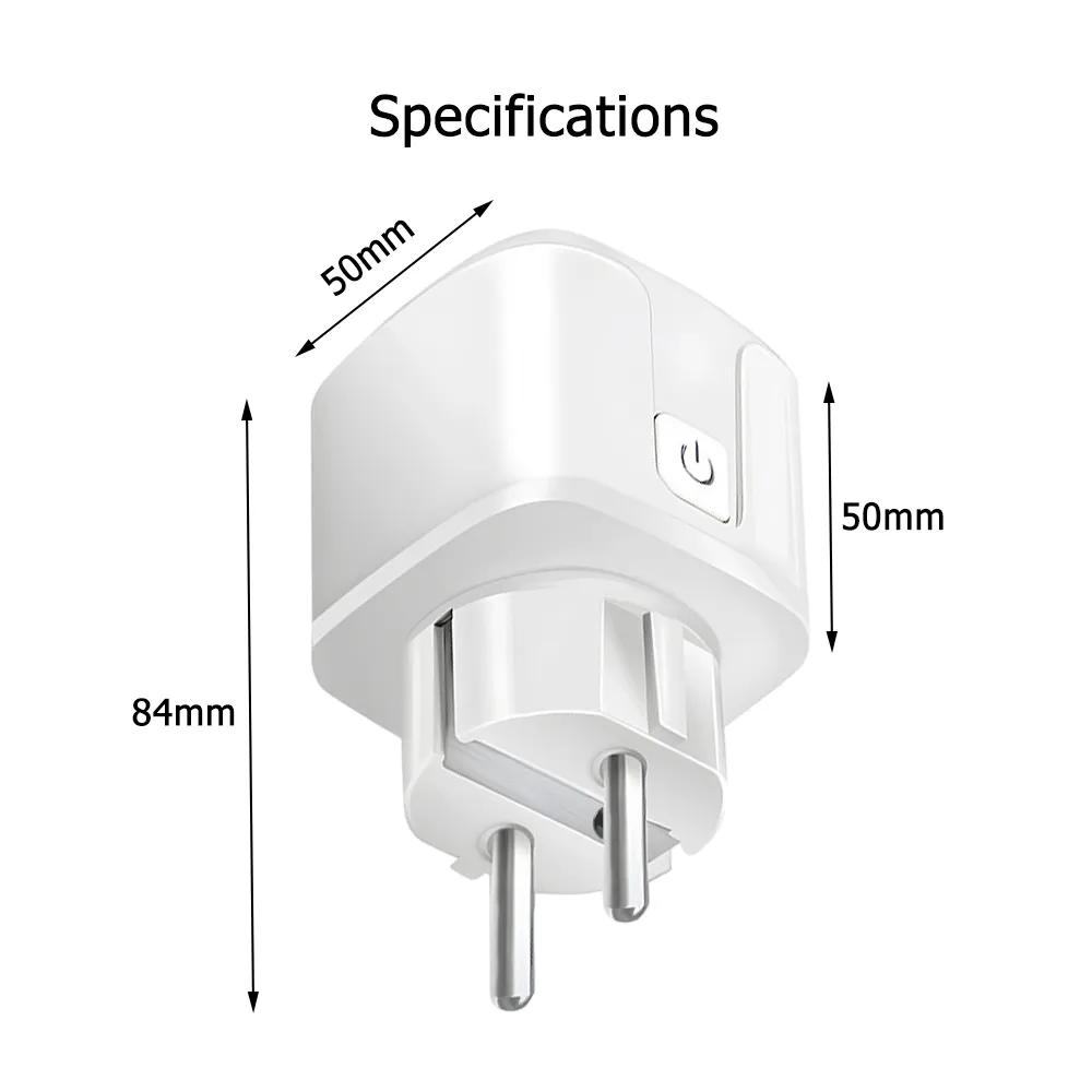 eWeLink 2 Pin Smart Adaptor 20A with Power Monitoring - Image 7